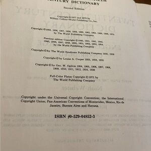 Webster New Twentieth Century Dictionary Unabridged Second Edition Deluxe Color-